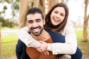 Couple hugging each other